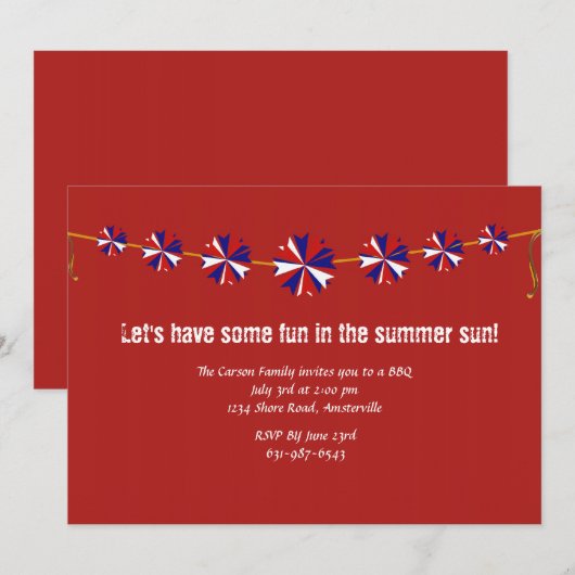 風車の招待状 招待状 (正面/裏面)