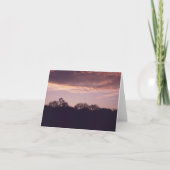 風車の日没Notecard #1 カード (正面)