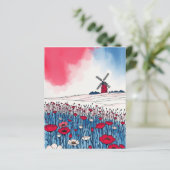 風車の水彩ビュー (スタンド正面)