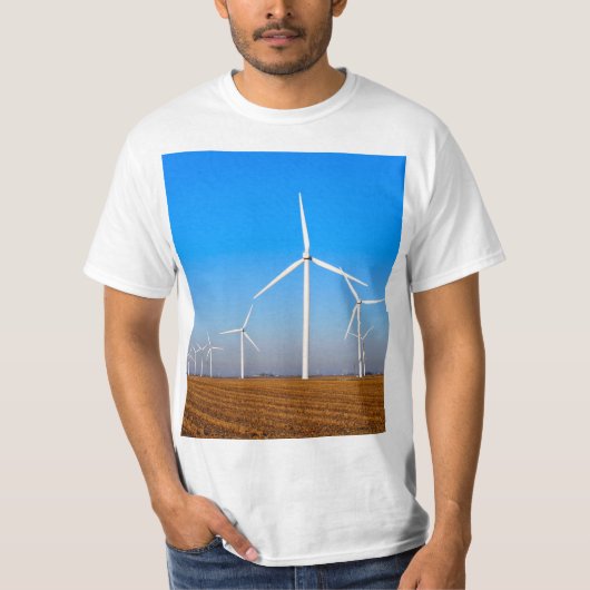 風車の風景 Tシャツ (正面)