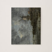 風車のWijkのオランダのbij Duustede、Ruisdael ジグソーパズル (縦)