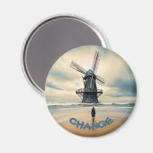 風車を作吹るために変化の風 マグネット (正面/裏面)