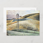 風車エリック・ラヴィリア美術 シーズンポストカード (正面/裏面)