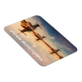 風車キンダーダイクオランダ様式化 マグネット (右側)