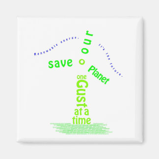 風車タイポグラフィ マグネット