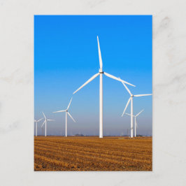 風車タービンのポストカード ポストカード
