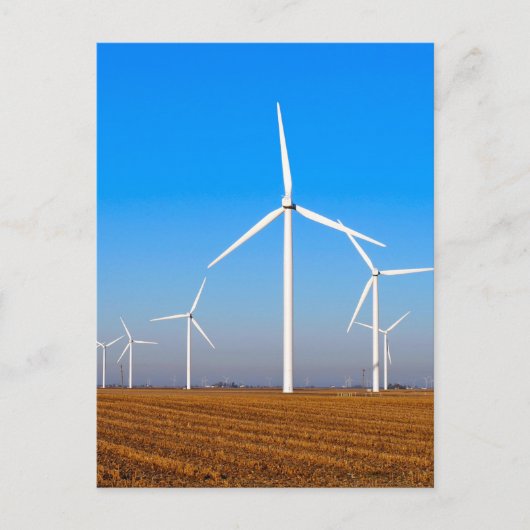 風車タービンのポストカード ポストカード (正面)