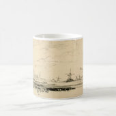 風車マグカップのスケッチ コーヒーマグカップ (中央)