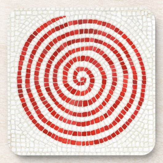 風車モザイク懸命プラスチック塗装機 コースター (正面)