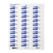 風車付き農場 ラベル (フルシート)