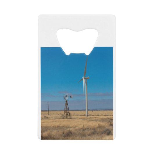 風車及び風車 クレジットカード栓抜き (正面)