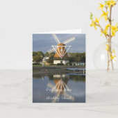 風車反射ノートカードWM2014 カード (黄色い花)