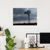 風車嵐 ポスター (ホームオフィス)