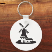 風車建物 キーホルダー (正面)