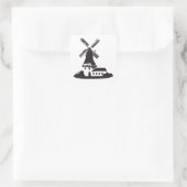 風車建物 スクエアシール (バッグ)