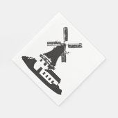 風車建物 スタンダードランチョンナプキン (角)