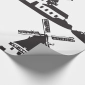 風車建物 ラッピングペーパー