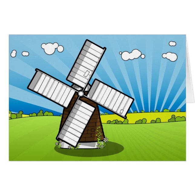 風車景観 (正面横)