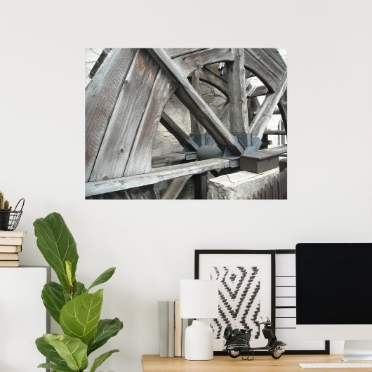 風車水車 ポスター (ホームオフィス)