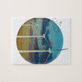 風車絵を描空 ジグソーパズル (横)