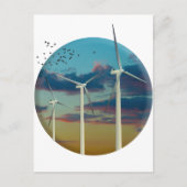 風車絵を描空 ポストカード (正面)