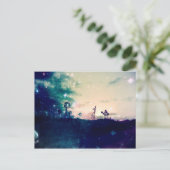 風車風力発電所 1930年代の写真 夜 ポストカード (スタンド正面)