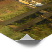 風車3カラープリント ポスター (角)