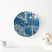 風車3基 ラージ壁時計 (ホーム)