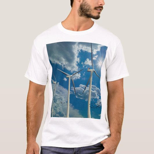 風車3基 Tシャツ (正面)