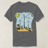 風車3 Tシャツ (デザイン正面)