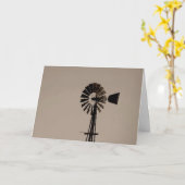 風車 カード (黄色い花)