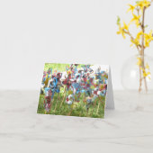 風車 カード (黄色い花)