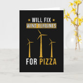 風車 カード (黄色い花)