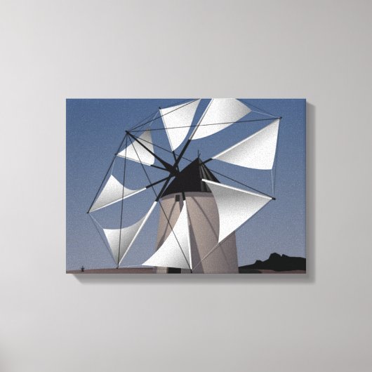 風車 キャンバスプリント (正面)