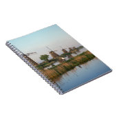 風車、キンダーディク、オランダ ノートブック (右側)