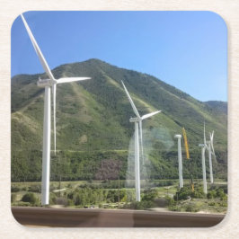 風車 スクエアペーパーコースター