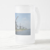 風車 フロストグラスビールジョッキ (正面右)