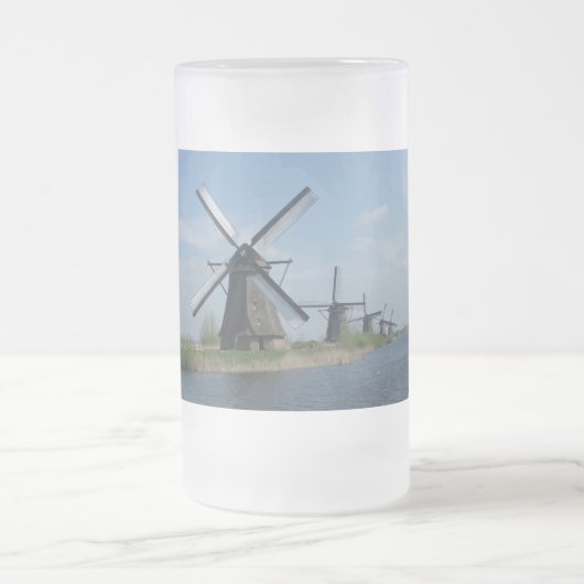 風車 フロストグラスビールジョッキ (中央)