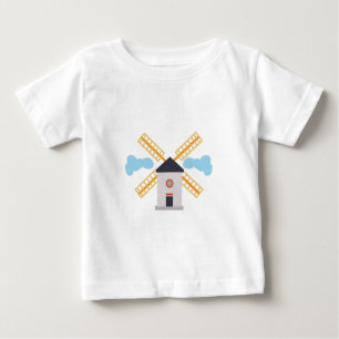 風車 ベビーTシャツ