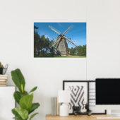 風車 – ポスター (ホームオフィス)