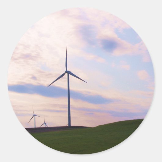 風車！ ラウンドシール (正面)