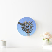 風車 ラウンド壁時計 (ホーム)