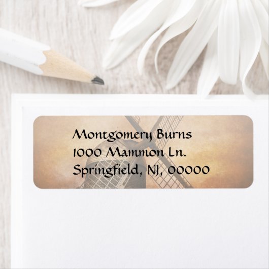 風車 ラベル (インサイチュ)