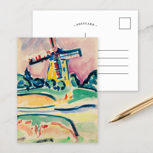 風車 | Ernst Ludwig Kirchner ポストカード