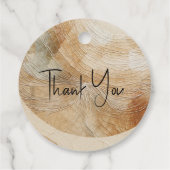 風通しの良い中性自然要素ボヘミアンボホ結婚ズ フェイバータグ (裏面)