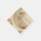 風通しの良い中性自然要素ボヘミアンボホ スタンダードカクテルナプキン (角)