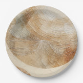 風通しの良い中性自然要素ボヘミアンボホ ペーパープレート (正面)