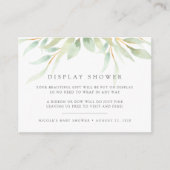 風通しの良い植物展示シャワー エンクロージャーカード (正面)