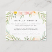 風通しフローラ表示シャワーカード エンクロージャーカード (正面)