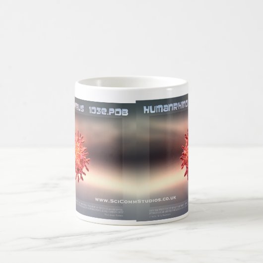 風邪のマグ コーヒーマグカップ (中央)